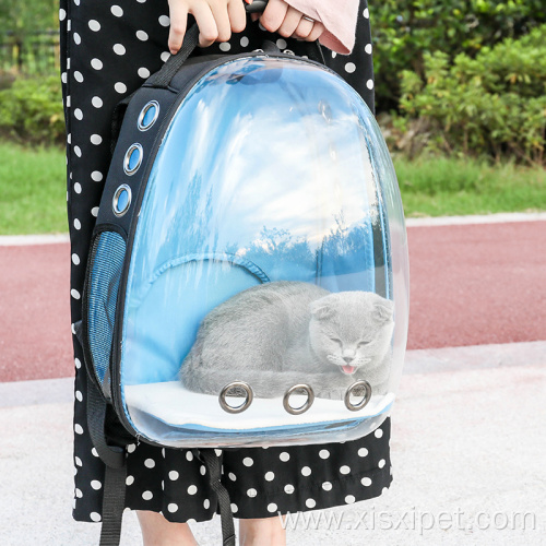 Breathable double sling cat carrier bag backpack